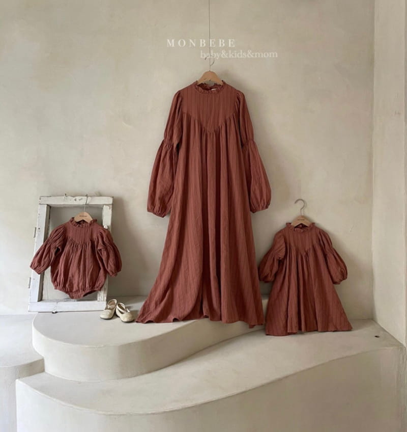 MONBEBE - Korean Children Fashion - #Kfashion4kids - Mom Olivia One-piece - 3