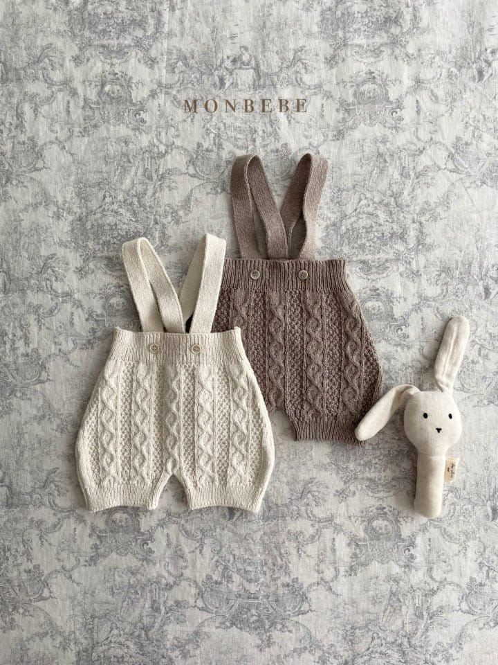 MONBEBE - Korean Children Fashion - #Kfashion4kids - Twist Knit Bodysuit