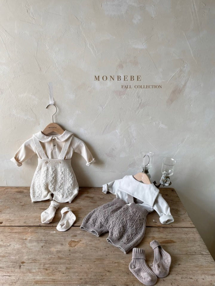 MONBEBE - Korean Children Fashion - #Kfashion4kids - Twist Knit Bodysuit - 3