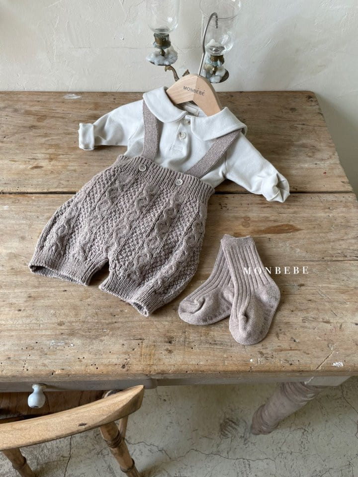 MONBEBE - Korean Children Fashion - #Kfashion4kids - Twist Knit Bodysuit - 5