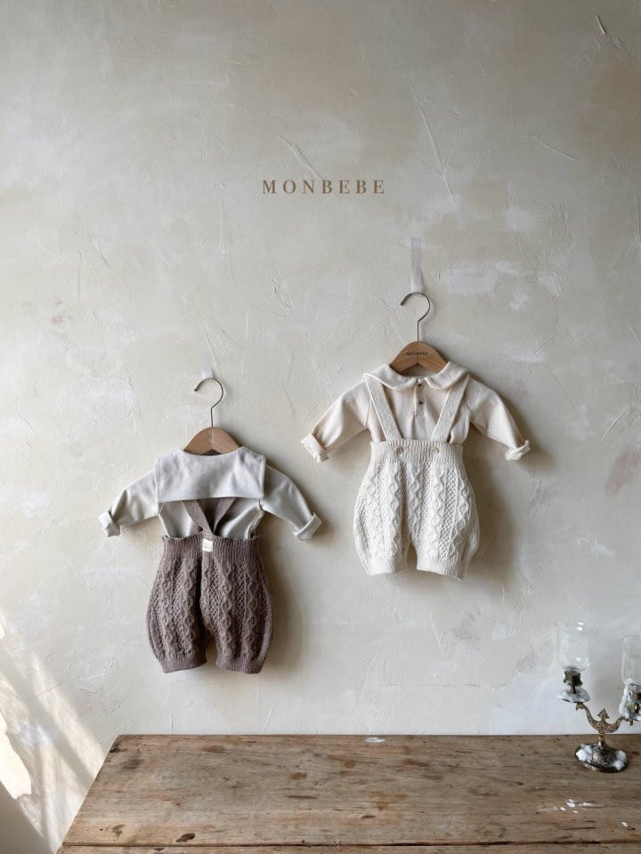 MONBEBE - Korean Children Fashion - #Kfashion4kids - Twist Knit Bodysuit - 7