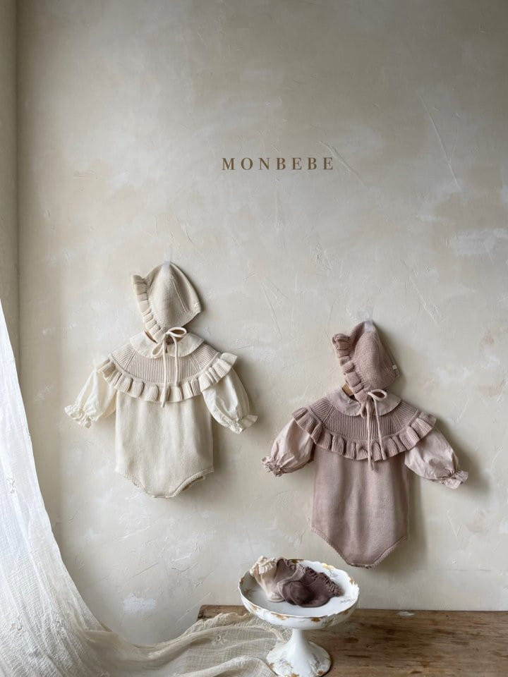 MONBEBE - Korean Children Fashion - #Kfashion4kids - Frill Knit Bonnet - 5