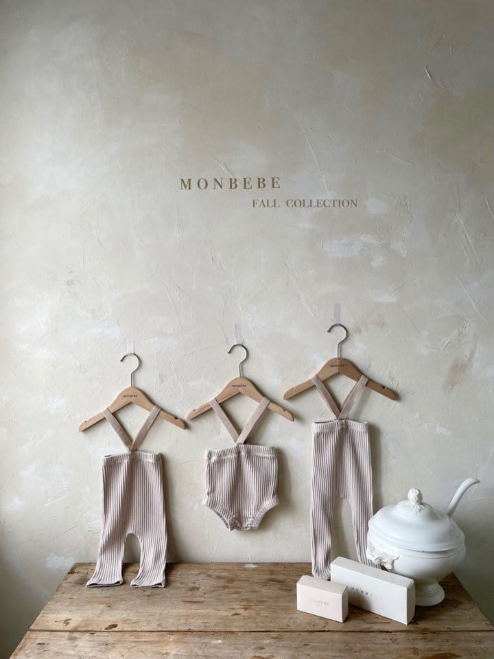 MONBEBE - Korean Children Fashion - #Kfashion4kids - Rib Dungarees  - 11