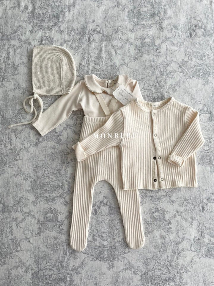 MONBEBE - Korean Children Fashion - #Kfashion4kids - Rib Dungarees  - 6