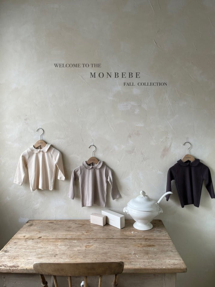 MONBEBE - Korean Children Fashion - #Kfashion4kids - Fin Coat Collar Tee