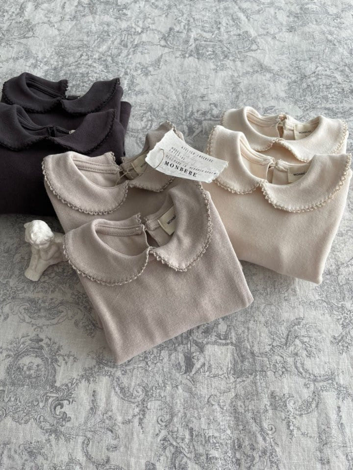 MONBEBE - Korean Children Fashion - #Kfashion4kids - Fin Coat Collar Tee - 2