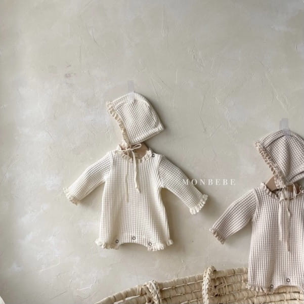 MONBEBE - Korean Children Fashion - #Kfashion4kids - New Waffle Bodysuit - 6