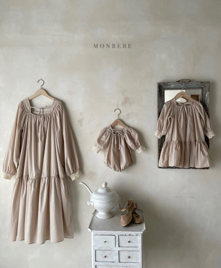 MONBEBE - Korean Children Fashion - #Kfashion4kids - Lace Rosa Bodysuit - 11