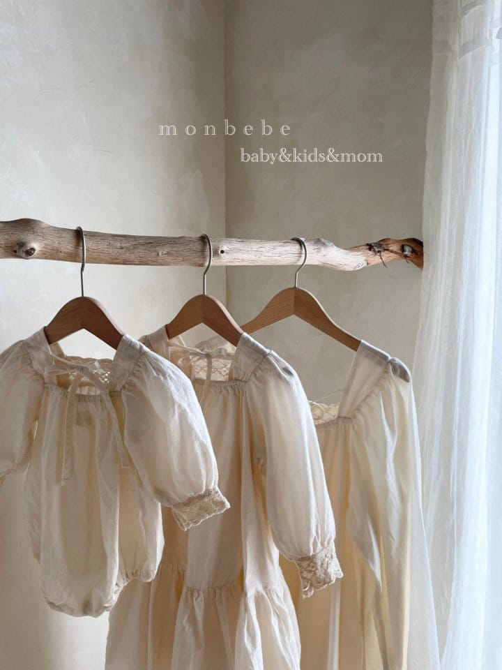 MONBEBE - Korean Children Fashion - #Kfashion4kids - Lace Rosa Bodysuit - 7