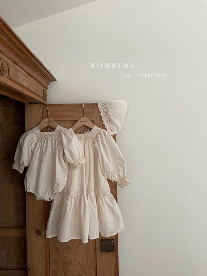 MONBEBE - Korean Children Fashion - #Kfashion4kids - Lace Rosa Bodysuit - 8