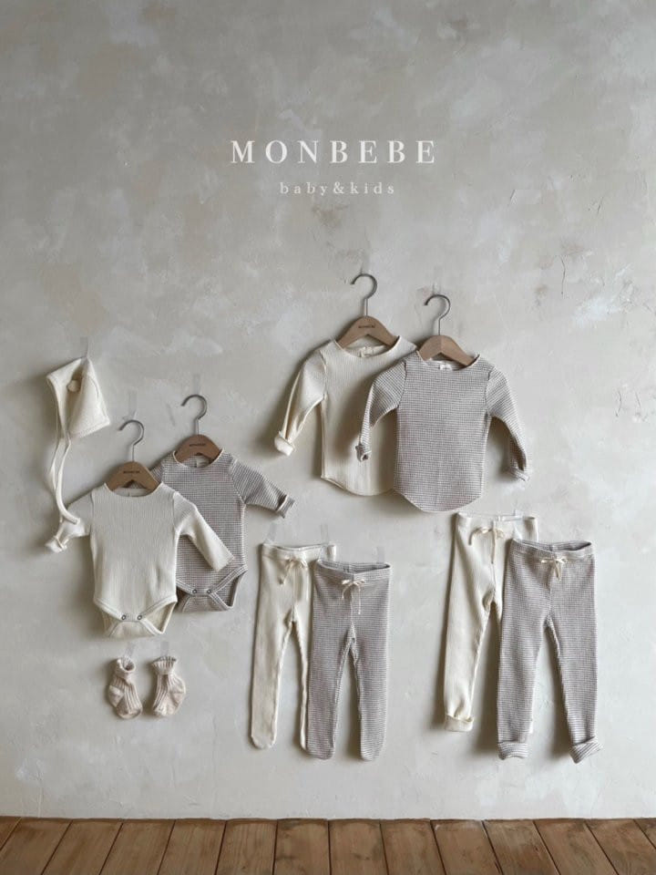 MONBEBE - Korean Children Fashion - #Kfashion4kids - Basic Stripes Rib Leggings - 5