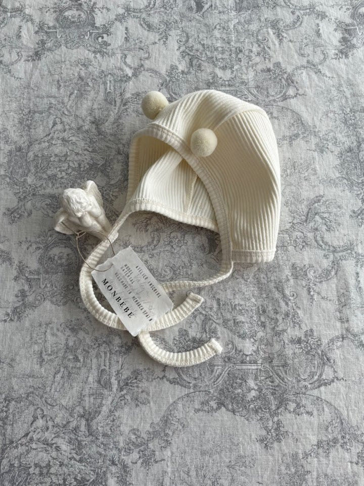 MONBEBE - Korean Children Fashion - #Kfashion4kids - Rib Bell Bonnet