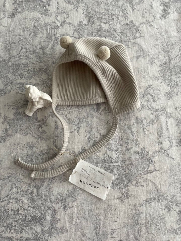 MONBEBE - Korean Children Fashion - #Kfashion4kids - Rib Bell Bonnet - 2