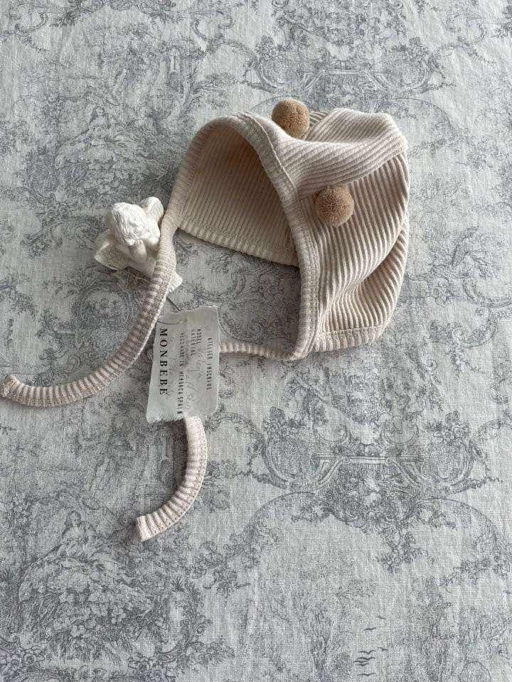 MONBEBE - Korean Children Fashion - #Kfashion4kids - Rib Bell Bonnet - 3