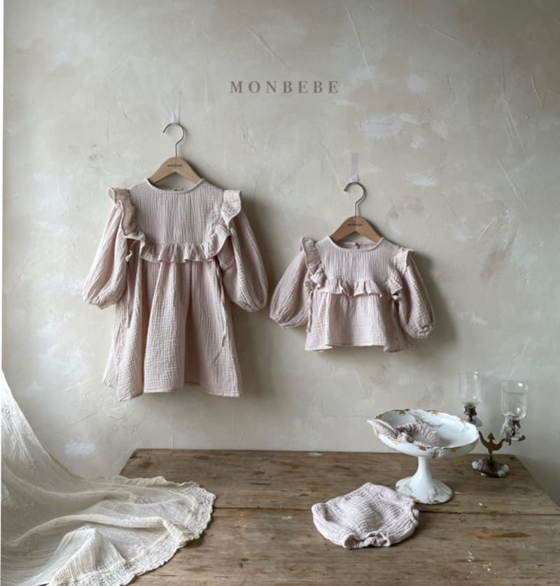 MONBEBE - Korean Children Fashion - #Kfashion4kids - Bongbong Frill Blouse - 10