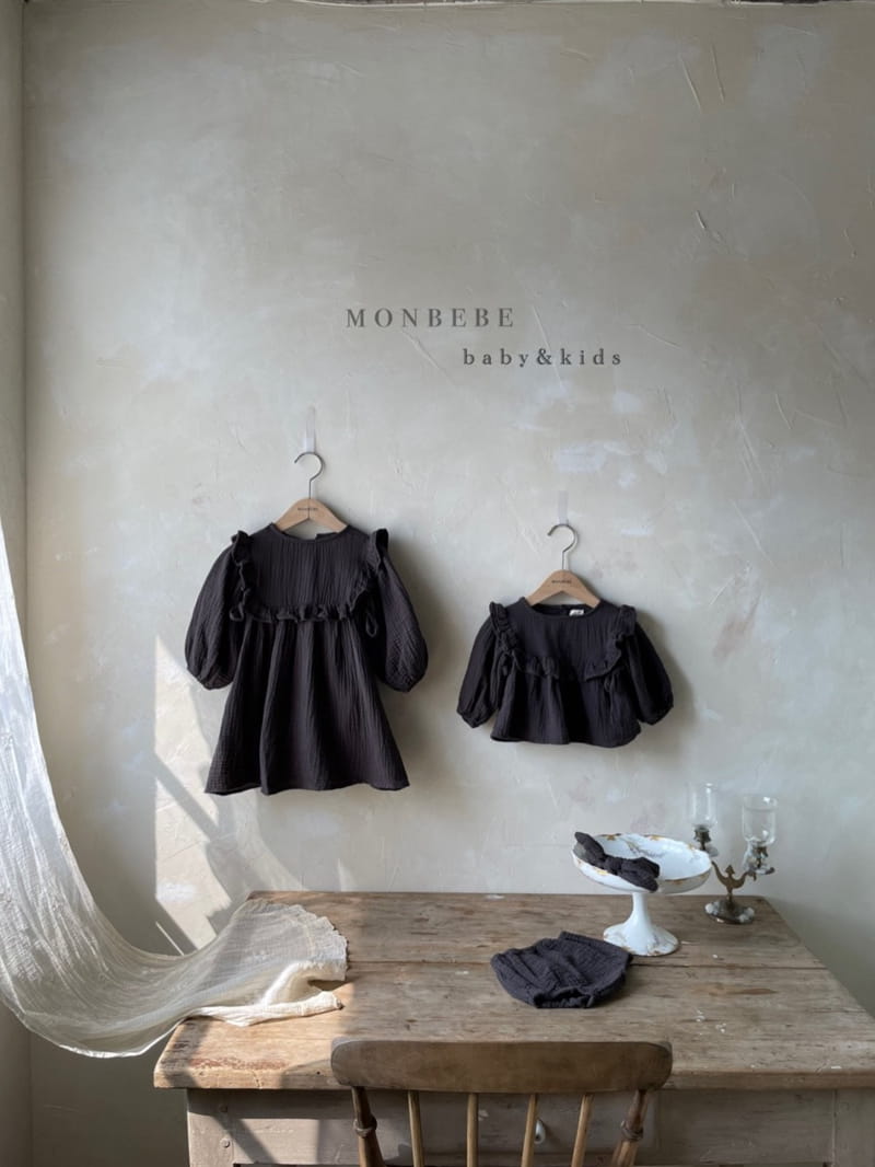 MONBEBE - Korean Children Fashion - #Kfashion4kids - Bongbong Frill Blouse - 11