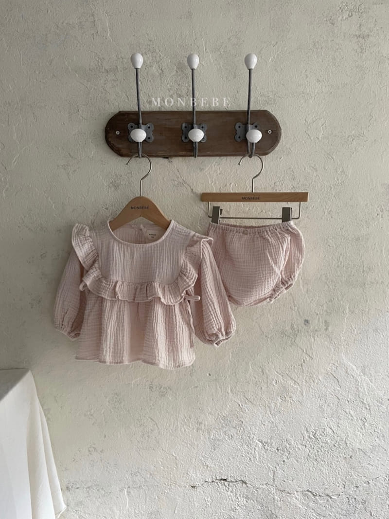 MONBEBE - Korean Children Fashion - #Kfashion4kids - Bongbong Frill Blouse - 6