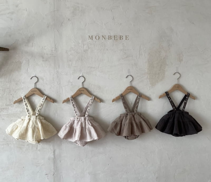 MONBEBE - Korean Children Fashion - #Kfashion4kids - Embroidery Cancan Frill Skirt