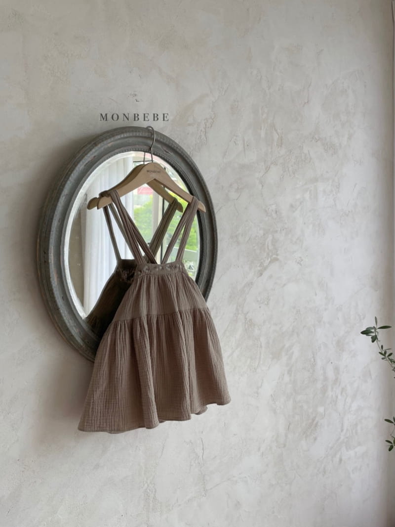 MONBEBE - Korean Children Fashion - #Kfashion4kids - Embroidery Suspender Long Skirt - 9
