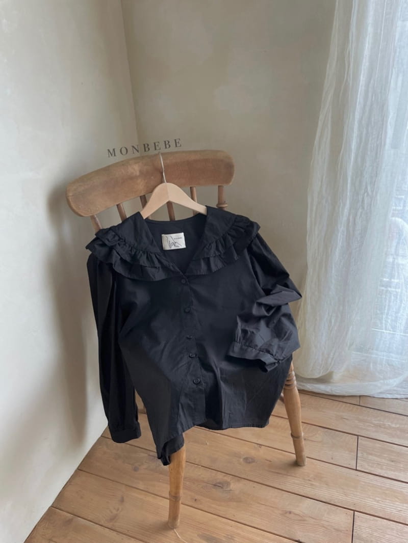MONBEBE - Korean Children Fashion - #Kfashion4kids - Adult Double Collar Blouse - 2