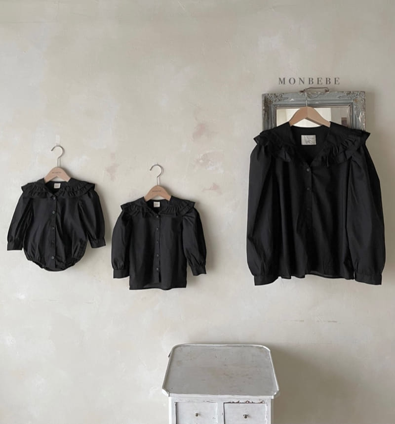 MONBEBE - Korean Children Fashion - #Kfashion4kids - Adult Double Collar Blouse - 4