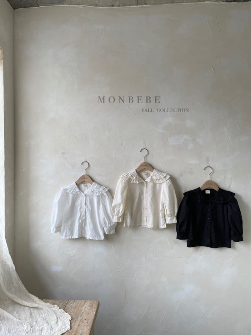 MONBEBE - Korean Children Fashion - #Kfashion4kids - Double Collar Blouse