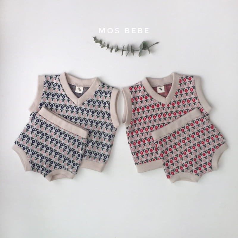 MOS BEBE - Korean Children Fashion - #Kfashion4kids - Bling Top Bloomer Set