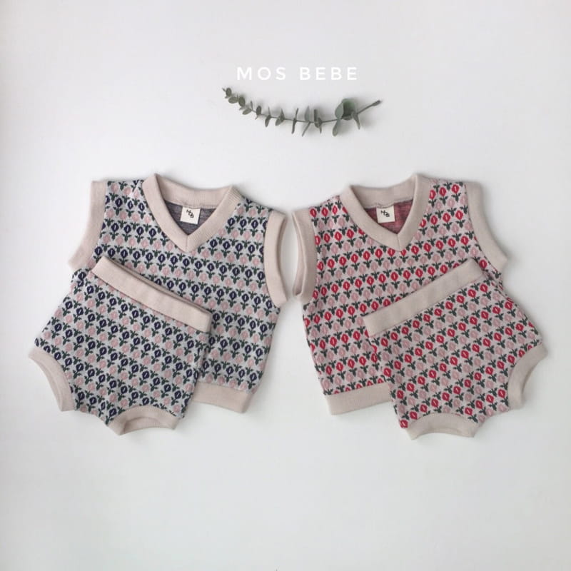 MOS BEBE - Korean Children Fashion - #Kfashion4kids - Bling Top Bloomer Set - 2