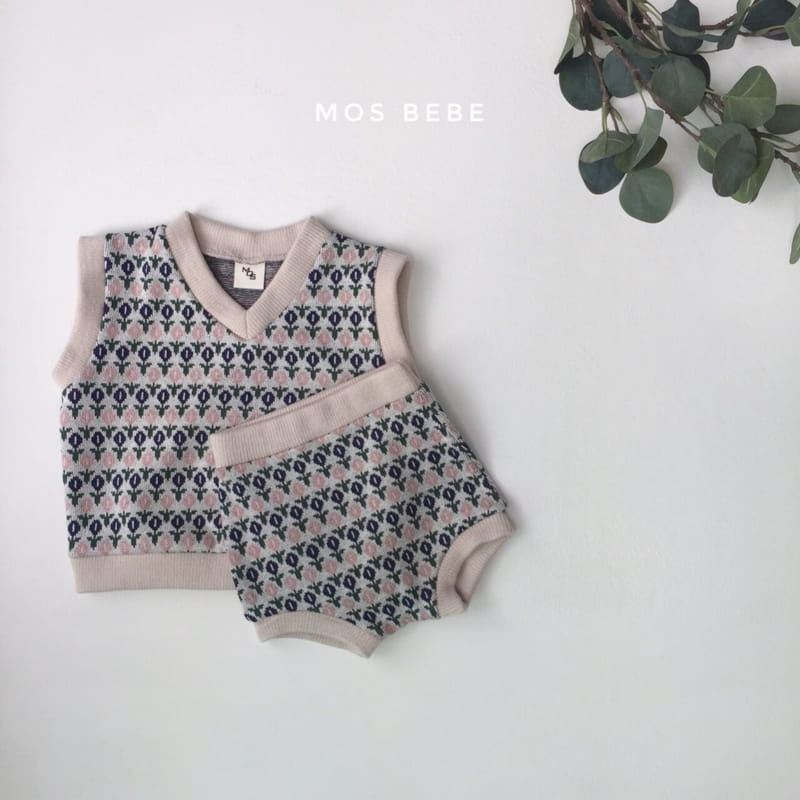 MOS BEBE - Korean Children Fashion - #Kfashion4kids - Bling Top Bloomer Set - 4