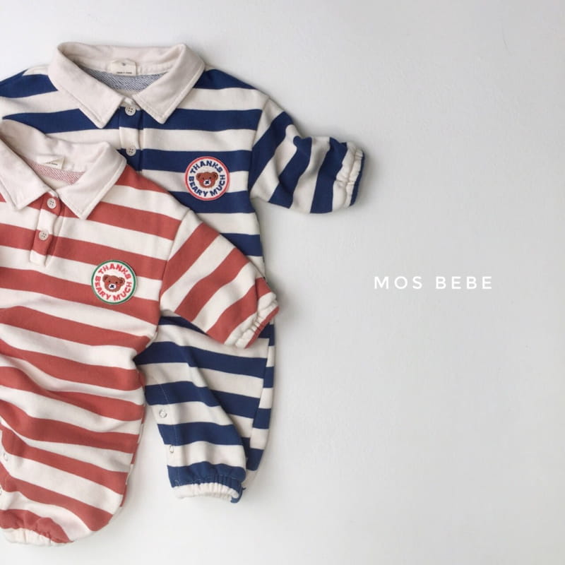 MOS BEBE - Korean Children Fashion - #Kfashion4kids - Urban Collar Bodysuit - 3