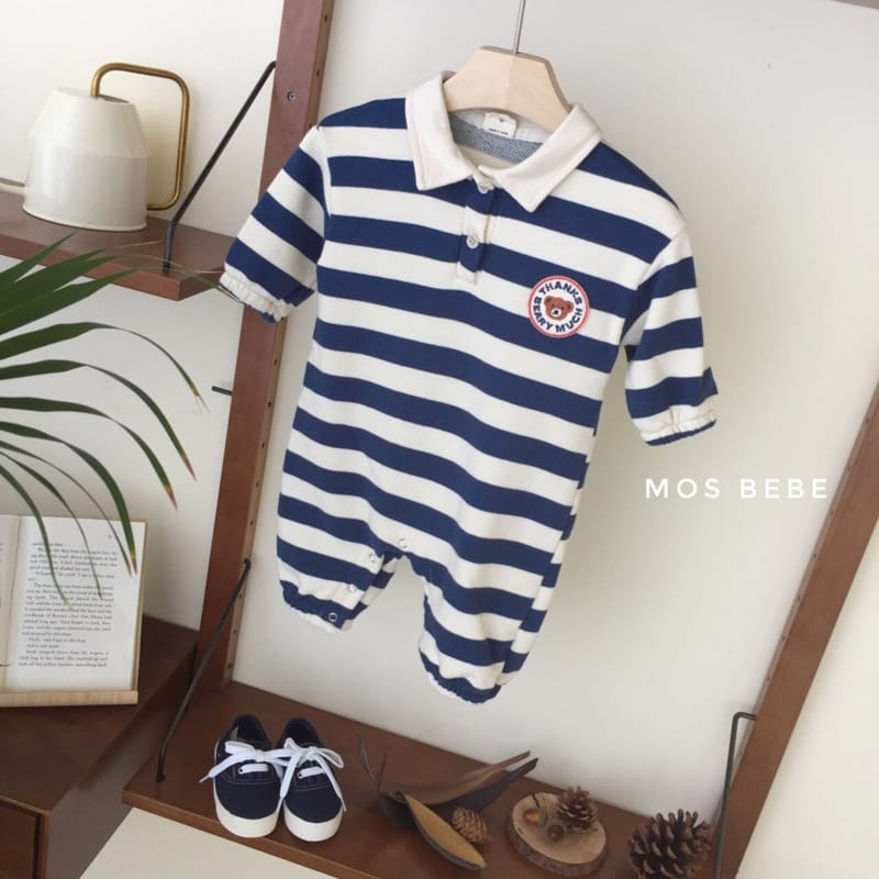 MOS BEBE - Korean Children Fashion - #Kfashion4kids - Urban Collar Bodysuit - 8