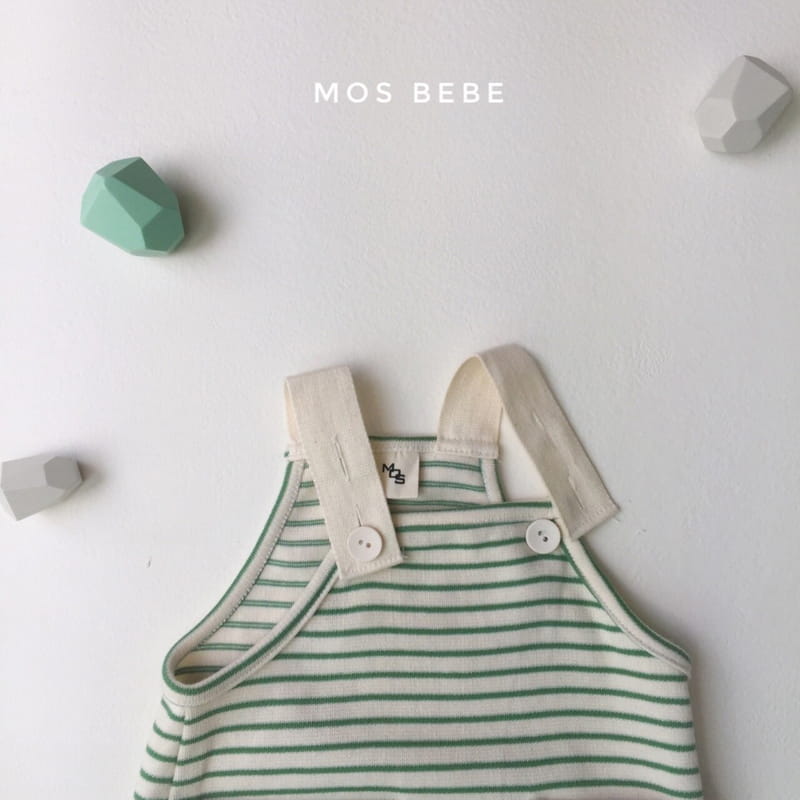 MOS BEBE - Korean Children Fashion - #Kfashion4kids - Jerry Suspender Bodysuit - 3