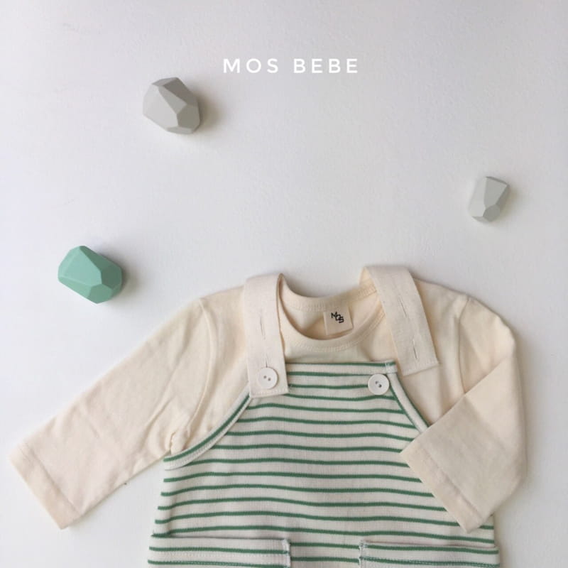 MOS BEBE - Korean Children Fashion - #Kfashion4kids - Jerry Suspender Bodysuit - 4