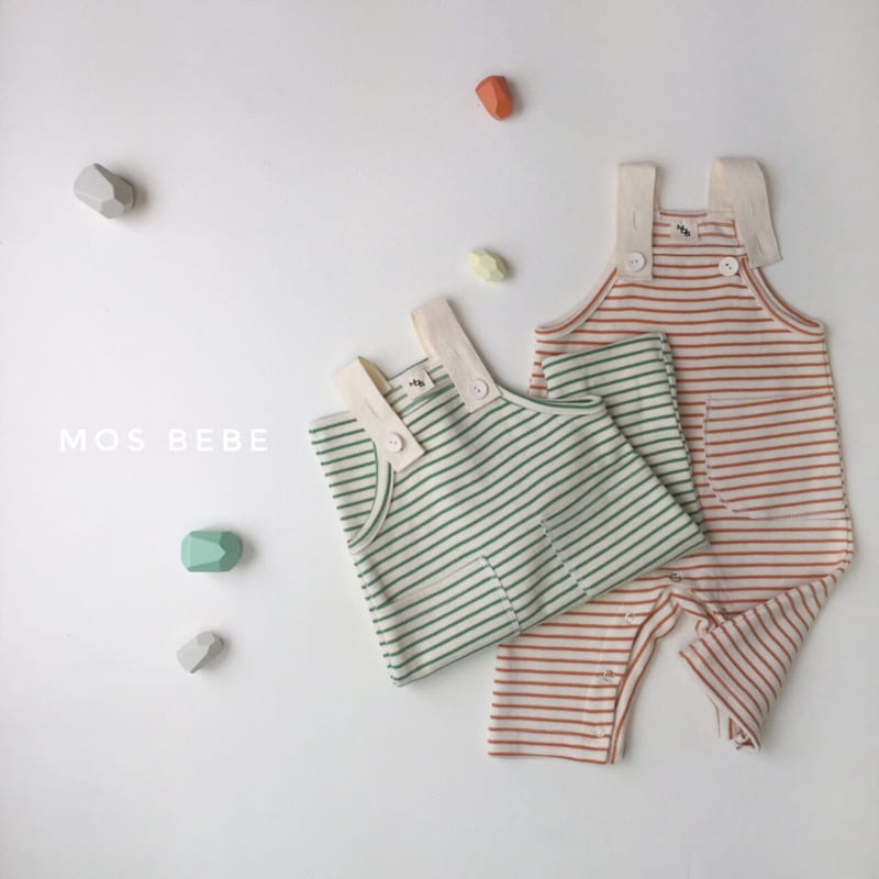 MOS BEBE - Korean Children Fashion - #Kfashion4kids - Jerry Suspender Bodysuit - 5