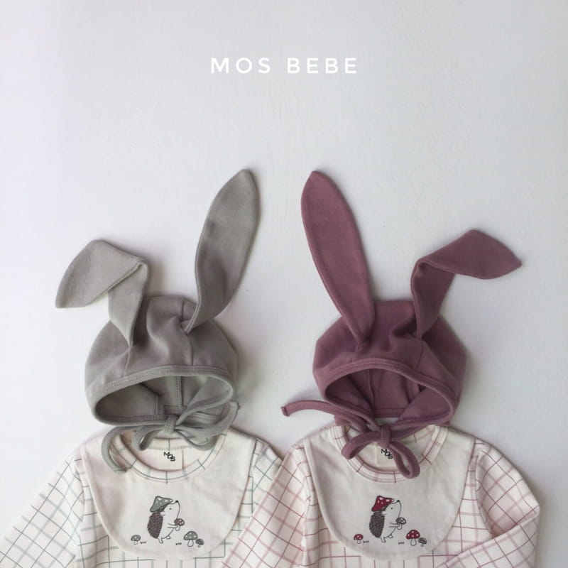 MOS BEBE - Korean Children Fashion - #Kfashion4kids - Hedgehog Bib Bodysuit - 2