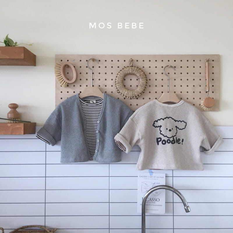 MOS BEBE - Korean Children Fashion - #Kfashion4kids - Poodle Cardigan Bloomer Set - 10