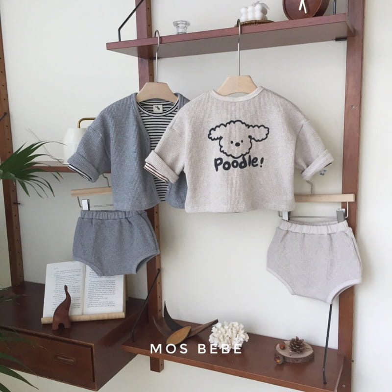 MOS BEBE - Korean Children Fashion - #Kfashion4kids - Poodle Cardigan Bloomer Set - 5