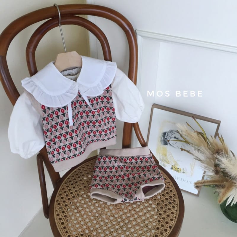 MOS BEBE - Korean Children Fashion - #Kfashion4kids - Frill Collar Neck - 9