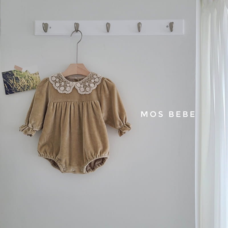 MOS BEBE - Korean Children Fashion - #Kfashion4kids - Berry Lace Bodysuit - 2