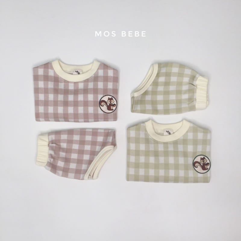 MOS BEBE - Korean Children Fashion - #Kfashion4kids - Chipmunk Top Bloomer Set - 6