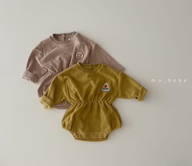 MY BEBE - Korean Children Fashion - #Kfashion4kids - Towel Patch Bodysuit