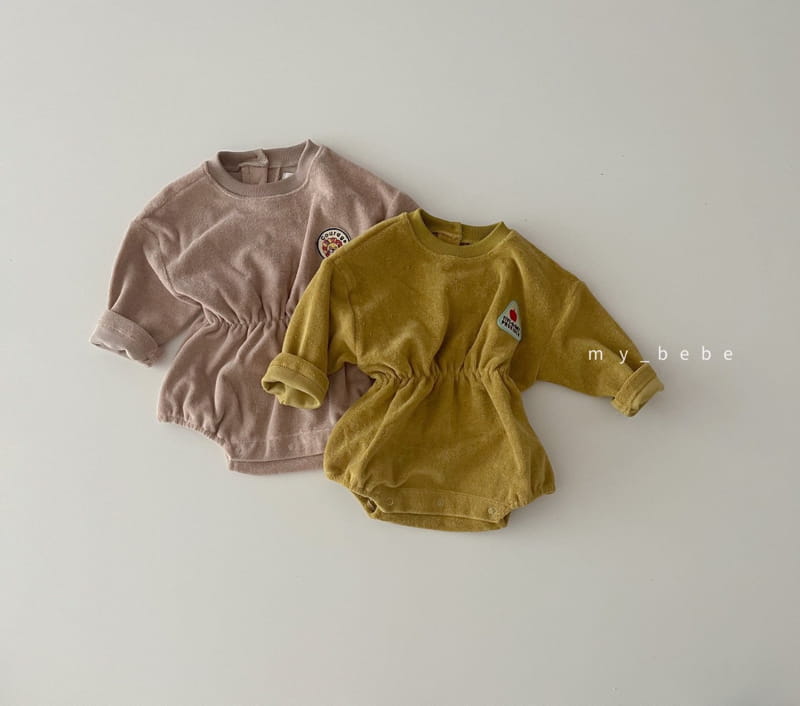 MY BEBE - Korean Children Fashion - #Kfashion4kids - Towel Patch Bodysuit - 11