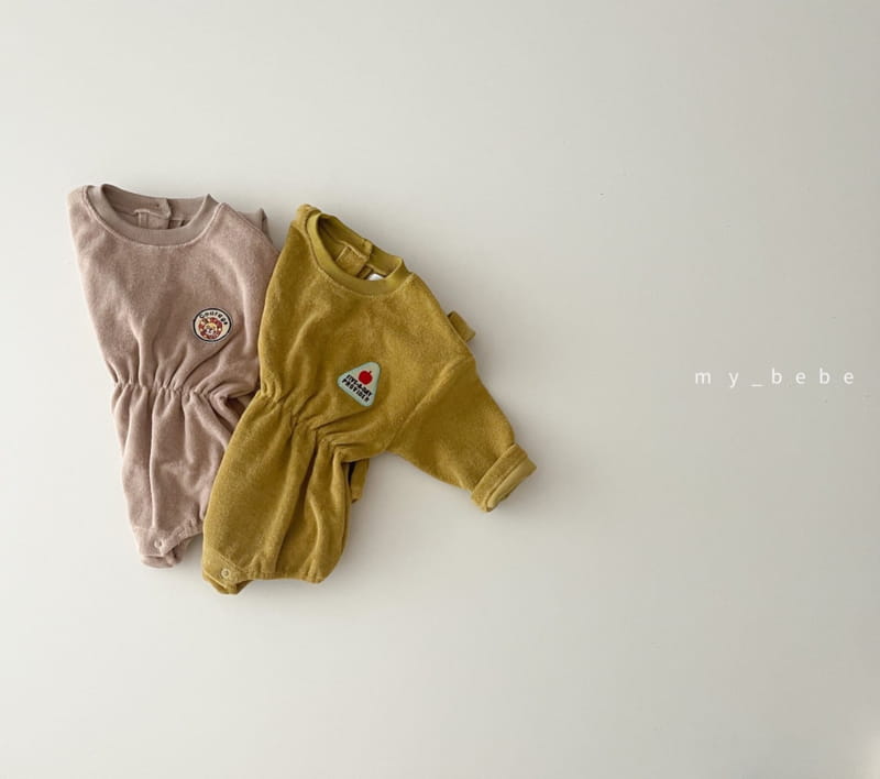 MY BEBE - Korean Children Fashion - #Kfashion4kids - Towel Patch Bodysuit - 2