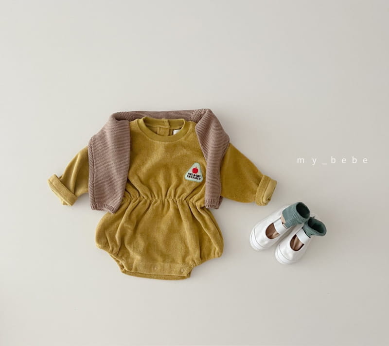 MY BEBE - Korean Children Fashion - #Kfashion4kids - Towel Patch Bodysuit - 5