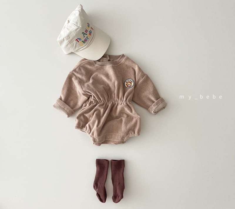 MY BEBE - Korean Children Fashion - #Kfashion4kids - Towel Patch Bodysuit - 6