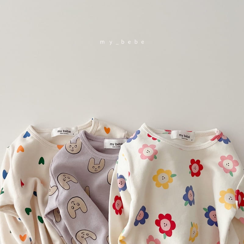 MY BEBE - Korean Children Fashion - #Kfashion4kids - Love Bodysuit with Hairband - 7