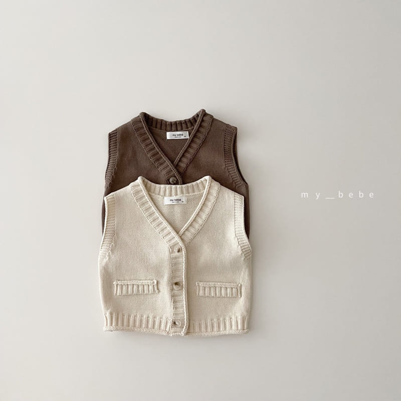 MY BEBE - Korean Children Fashion - #Kfashion4kids - Knit Vest