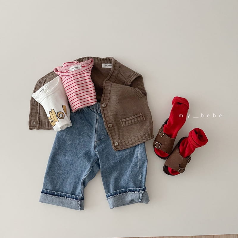 MY BEBE - Korean Children Fashion - #Kfashion4kids - Knit Vest - 9