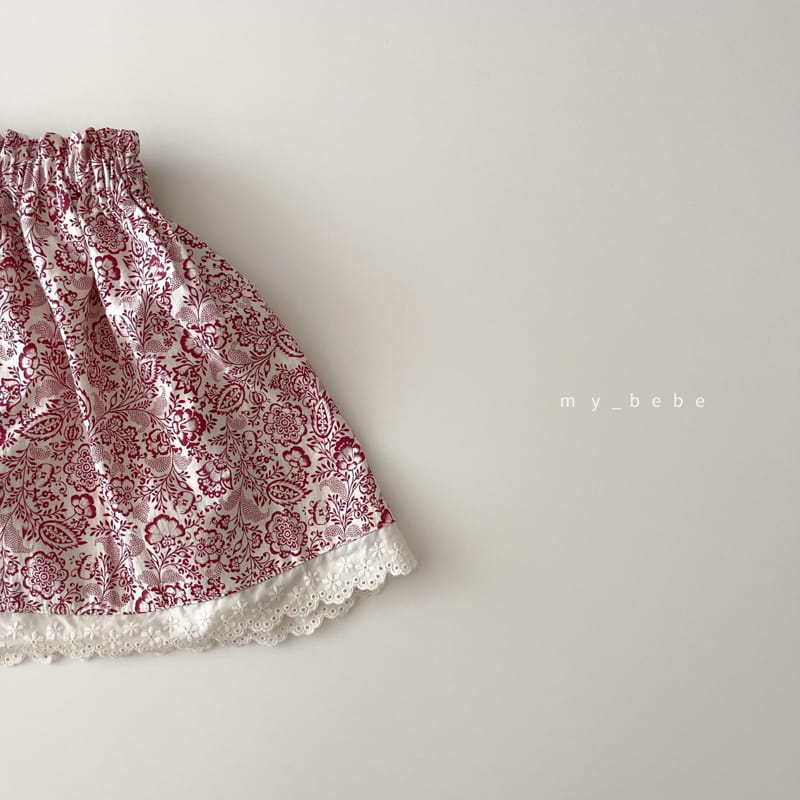 MY BEBE - Korean Children Fashion - #Kfashion4kids - Sue Sue Lace Skirt - 5