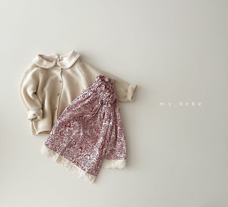MY BEBE - Korean Children Fashion - #Kfashion4kids - Sue Sue Lace Skirt - 6